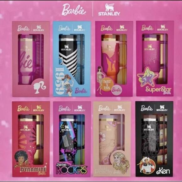 Barbie Stanley Collection: Collectible Barbie x Stanley  Barbie x Stanley Tumbler \'80\'s HOWDY KEN\' 40 oz Quencher New IN HAND